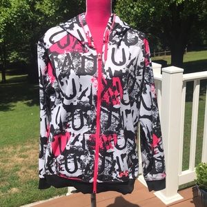 Under Armour Hoodie Graffiti Full-Zip Pink XL